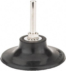 Tru-Maxx - 3" Diam Quick-Change Type S Disc Backing Pad - 1/4" Shank Diam, Soft Density, 20,000 RPM, Quick-Lok Compatible - Industrial Tool & Supply