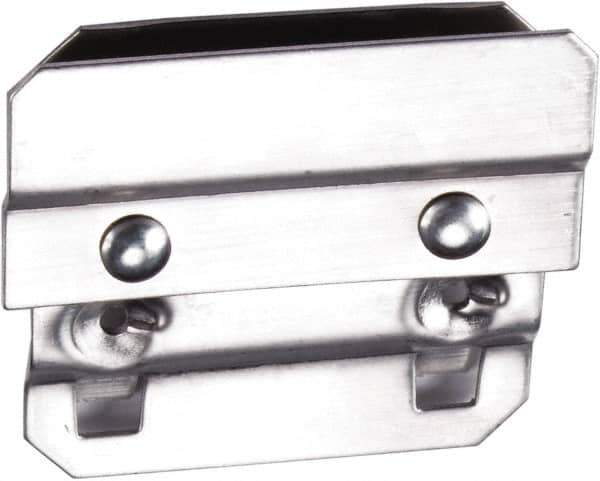Triton - Bin Clip Pegboard Hook - 3/8" Projection, Stainless Steel - Industrial Tool & Supply