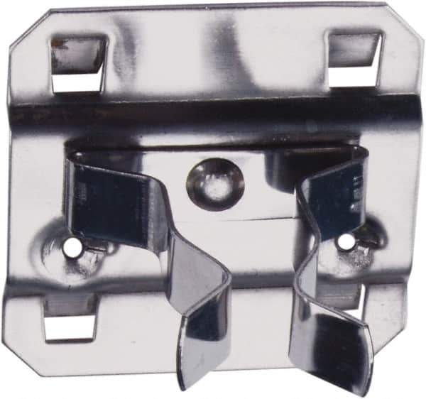 Triton - Extended Spring Clip Pegboard Hook - 2" Projection, Stainless Steel - Industrial Tool & Supply
