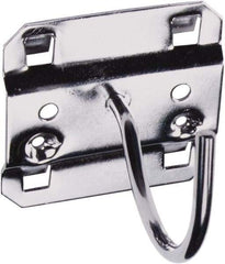 Triton - 2" ID, Pegboard Curved Hook Pegboard Hook - 2-1/4" Projection, 90° Bend, Stainless Steel - Industrial Tool & Supply
