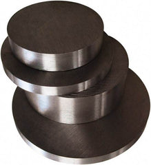 Value Collection - 5-1/2 Inch Diameter, 1 Inch Long, A-2 Air Hardening Decarb Free Tool Steel Round - +0.015/+0.100 Inch Tolerance, Stock Length - Industrial Tool & Supply