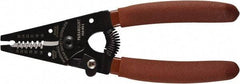 Paramount - 26 to 16 AWG Capacity Wire Stripper - 6" OAL, Plastic Dipped Handle - Industrial Tool & Supply