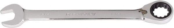 Paramount - 1-1/4" 12 Point Combination Wrench - 13° Head Angle, 16-11/16" OAL, Chrome Vanadium Steel, Polished Finish - Industrial Tool & Supply