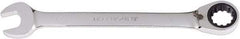 Paramount - 1" 12 Point Combination Wrench - 13° Head Angle, 12-11/16" OAL, Chrome Vanadium Steel, Polished Finish - Industrial Tool & Supply