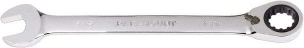 Paramount - 13/16" 12 Point Combination Wrench - 13° Head Angle, 11-3/8" OAL, Chrome Vanadium Steel, Polished Finish - Industrial Tool & Supply