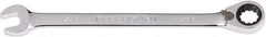 Paramount - 11/32" 12 Point Combination Wrench - 13° Head Angle, 5-7/8" OAL, Chrome Vanadium Steel, Polished Finish - Industrial Tool & Supply