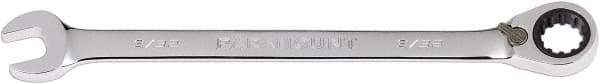 Paramount - 9/32" 12 Point Combination Wrench - 13° Head Angle, 5-1/2" OAL, Chrome Vanadium Steel, Polished Finish - Industrial Tool & Supply