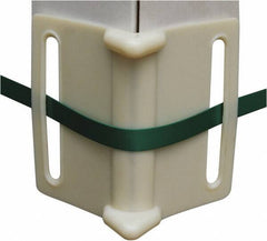 Vestil - 3-7/8" Long x 3-7/8" Wide x 5-3/8" High x 7/64" Thick Edge Guard - White, Cardboard Box, 100 Piece - Industrial Tool & Supply