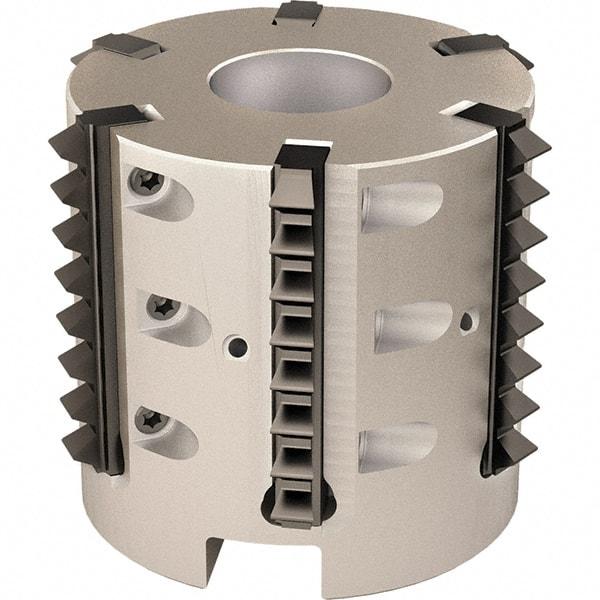 Vargus - 2.478" Cut Diam, 7.874" Max Depth of Cut, 1" Arbor Hole Diam, 1" Shank Diam, Internal/External Indexable Thread Mill - Insert Style 41B, 6 Inserts, Toolholder Style RTMC-D, 2" OAL - Industrial Tool & Supply