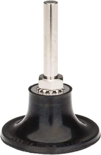 Tru-Maxx - 2" Diam Quick-Change Type R Disc Backing Pad - 1/4" Shank Diam, Hard Density, 30,000 RPM, Quick-Lok Compatible - Industrial Tool & Supply