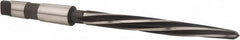 Alvord Polk - 1-1/16" Reamer Diam, 3/4" Small End Diam, 3MT Morse Taper Shank, 7-3/8" Flute, Bridge Reamer - Industrial Tool & Supply