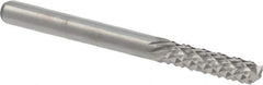 M.A. Ford - 1/8" Diam, 1/2" LOC, End Mill End, Solid Carbide Diamond Pattern Router Bit - 1-1/2" OAL, 1/8" Shank Diam - Industrial Tool & Supply
