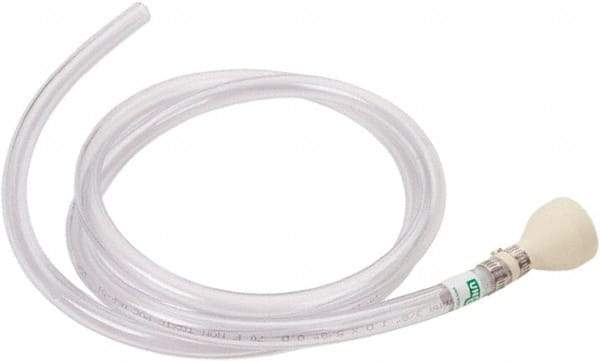 Unger - 6' Long Water Hose - 1" Diam, Plastic, Hot Water Compatible, All Season, Clear - Industrial Tool & Supply