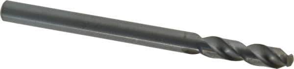 Cleveland - 3/8" 135° Cobalt Jobber Drill - Oxide Finish, Right Hand Cut, Spiral Flute, Straight Shank, 5" OAL, Split Point - Industrial Tool & Supply