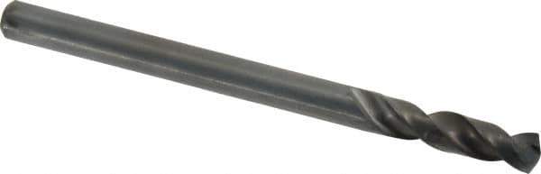Cleveland - 23/64" 135° Cobalt Jobber Drill - Oxide Finish, Right Hand Cut, Spiral Flute, Straight Shank, 4-7/8" OAL, Split Point - Industrial Tool & Supply