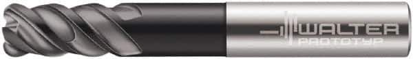 Walter-Prototyp - 19.99mm, 4 Flute, Single End, Solid Carbide, 0.079" Corner Radius End Mill - 4" OAL, 50° Helix, Right Hand Flute, 38mm LOC, Right Hand Cut, - Industrial Tool & Supply