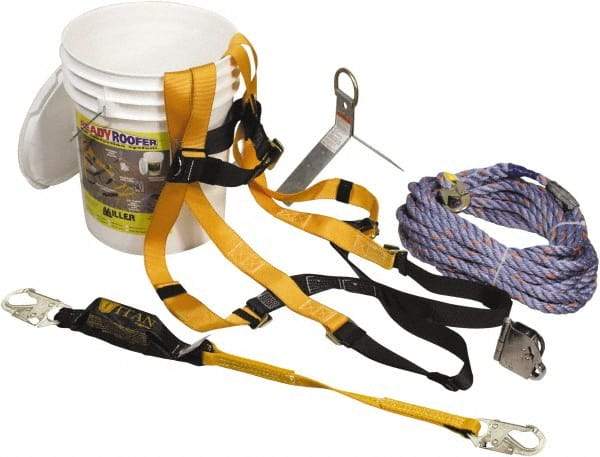 Miller - Fall Protection Kits Type: Roofer's Kit Size: Universal - Industrial Tool & Supply