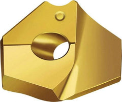 Walter - Series P6001, 12.4mm Diam Grade WPP45C 140° Replaceable Drill Tip - Carbide, TiAlN Finish - Industrial Tool & Supply