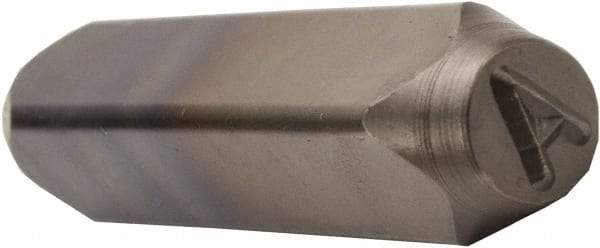 C.H. Hanson - 1/8" Character Size, A Character, Heavy Duty Individual Steel Stamp - Industrial Tool & Supply