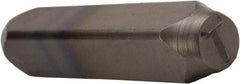 C.H. Hanson - 5/8" Character Size, T Character, Heavy Duty Individual Steel Stamp - Industrial Tool & Supply
