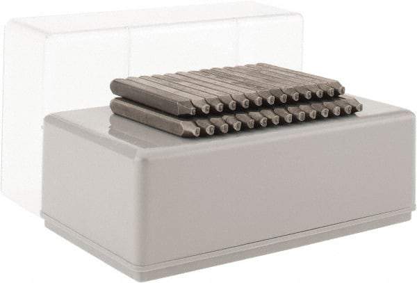C.H. Hanson - 27 Piece, 3/32" Character Steel Stamp Set - Letters, Heavy Duty - Industrial Tool & Supply