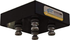 Jergens - 250mm Long x 250mm Wide x 35mm High Aluminum Fixture Plate - 35mm Plate Thickness - Industrial Tool & Supply