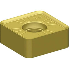 Kennametal - SNPJ442 GD Grade KCPM40 Carbide Milling Insert - TiAlN/AlCrN Finish, 0.178" Thick, 1/2" Inscribed Circle, 1/32" Corner Radius - Industrial Tool & Supply