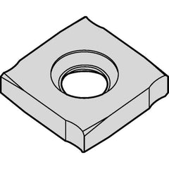 Kennametal - SNHX1103 Grade KCPM40 Carbide Milling Insert - TiAlN/AlCrN Finish, 0.106" Thick, 0.433" Inscribed Circle - Industrial Tool & Supply