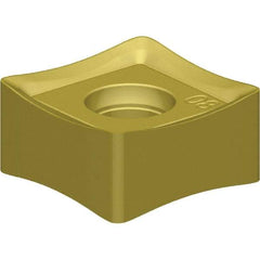 Kennametal - SNHJ444 LD Grade KC520M Carbide Milling Insert - TiAlN Finish, 1/4" Thick, 1/2" Inscribed Circle, 1/16" Corner Radius - Industrial Tool & Supply