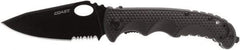 Coast Cutlery - 3-29/32" Blade, 8.9" OAL, Tactical Knife - 5" Closed Length, Glass-Filled Nylon - Industrial Tool & Supply