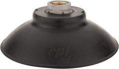 De-Sta-Co - 3/8 NPT Female Port, Flat, Vertical Vacuum Pad - Nitrile - Industrial Tool & Supply