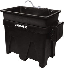 Graymills - Free Standing Water-Based Parts Washer - 30 Gal Max Operating Capacity, HDPE Tank, 43" Long - Industrial Tool & Supply