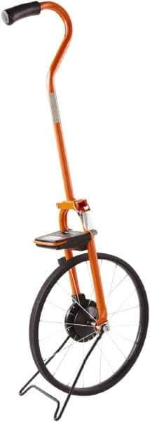 Keson - 99,999' Counter Limit, 4' OAL, Measuring Wheel - 2" Accuracy per 100", Measures in Feet, Ft/In, Feet & Tenths, Inches, Meters & Decimeters - Industrial Tool & Supply