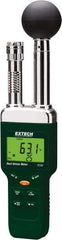 Extech - Thermometer/Hygrometers & Barometers Type: Heat Stress WBGT Meter Minimum Relative Humidity (%): 1 - Industrial Tool & Supply