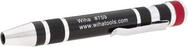 Wiha - 7 Piece, 1/4" Drive Screwdriver Micro Bit Set - T3 to T8 Torx - Industrial Tool & Supply