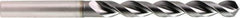 OSG - Letter W 120° Powdered Metal Jobber Drill - V Finish, Right Hand Cut, Spiral Flute, Straight Shank, 137mm OAL, Standard Point - Industrial Tool & Supply