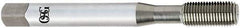 OSG - #6-32 UNC H6 Thread Limit Bottoming Thread Forming Tap - Cobalt, Bright Finish, 2" OAL, 11/16" Thread Length, Right Hand Thread, Series 14001 - Exact Industrial Supply