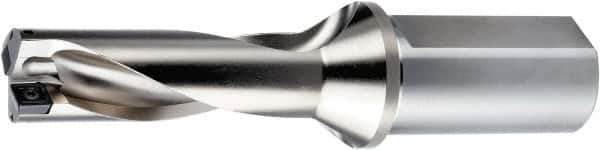 OSG - 3xD, 18mm Diam, Indexable Insert Drill - 2 Inserts, 25mm Shank Diam, Straight Shank - Industrial Tool & Supply
