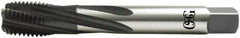 OSG - 9/16-12 UNC 4 Flute 2B Modified Bottoming Spiral Flute Tap - Vanadium High Speed Steel, Oxide Finish, 110mm OAL, Right Hand Flute, Right Hand Thread, Series 13024 - Industrial Tool & Supply