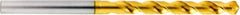 OSG - #16 120° Vanadium High Speed Steel Jobber Drill - TiAlN Finish, Right Hand Cut, Spiral Flute, Straight Shank, 91mm OAL, Standard Point - Industrial Tool & Supply
