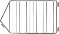 Quantum Storage - 9" Wide, Open Shelving Accessory/Component - Chrome, Chrome Finish, 20" Long, Use with 20" Width Modular Stacking Baskets - Industrial Tool & Supply