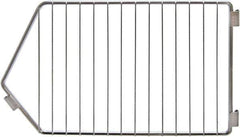 Quantum Storage - 12" Wide, Open Shelving Accessory/Component - Chrome, Chrome Finish, 20" Long, Use with 12" High Modular Stacking Baskets - Industrial Tool & Supply