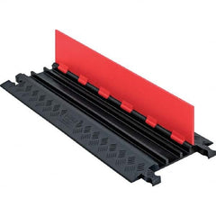 Checkers - On Floor Cable Covers Cover Material: Polyurethane Number of Channels: 3 - Industrial Tool & Supply