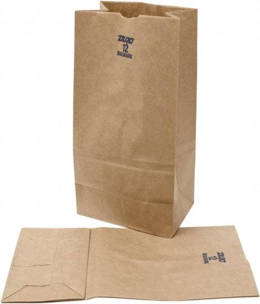 DURO BAG MFR - Kraft Grocery Bag - 7-1/16 x 4-1/2 x 13-3/4, Brown - Industrial Tool & Supply