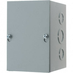 nVent Hoffman - Steel Junction Box Enclosure Screw Flat Cover - NEMA 1, 4" Wide x 6" High x 4" Deep - Industrial Tool & Supply