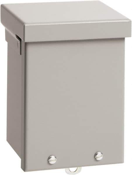 nVent Hoffman - Steel Junction Box Enclosure Screw Flat Cover - NEMA 3R, 18" Wide x 18" High x 6" Deep - Industrial Tool & Supply