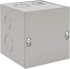 nVent Hoffman - Steel Junction Box Enclosure Screw Flat Cover - NEMA 1, 4" Wide x 4" High x 4" Deep - Industrial Tool & Supply