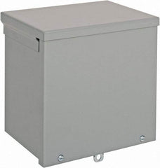 nVent Hoffman - Steel Junction Box Enclosure Screw Flat Cover - NEMA 3R, 8" Wide x 8" High x 6" Deep - Industrial Tool & Supply