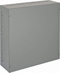 nVent Hoffman - Steel Junction Box Enclosure Screw Flat Cover - NEMA 1, 18" Wide x 18" High x 6" Deep - Industrial Tool & Supply
