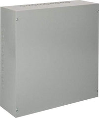 nVent Hoffman - Steel Junction Box Enclosure Screw Flat Cover - NEMA 1, 24" Wide x 24" High x 8" Deep - Industrial Tool & Supply